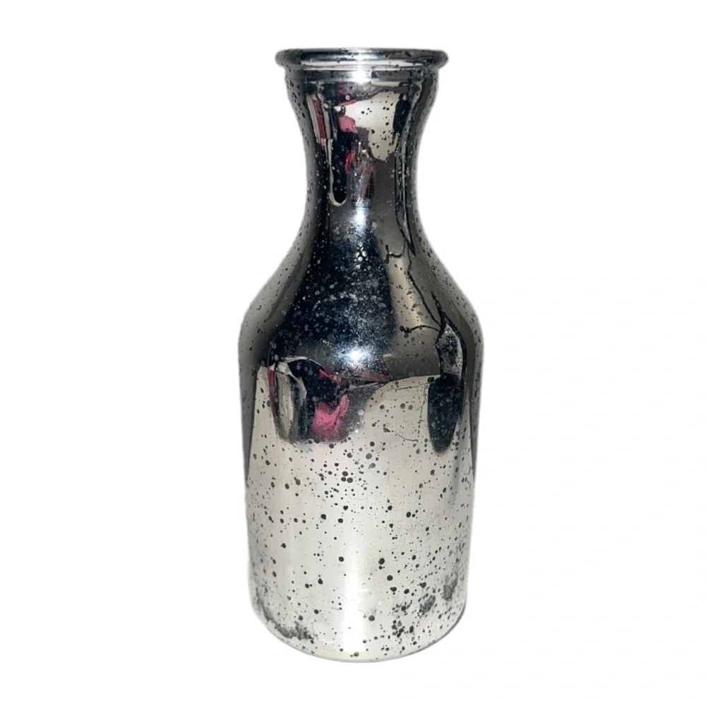 Mini Silver Textured Design Vase